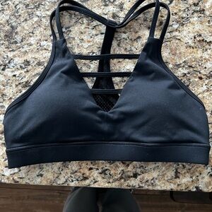 ZYIA Black Strappy sports bra/bralette